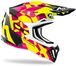 Airoh Crosshelm STRYCKER High-Performance Offroadhelm Inklusive Helmschirm -Motorradbekleidungsgeschäft airoh strycker xxx pink 2
