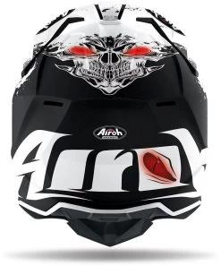 Airoh Crosshelm WRAAP Mit Doppel-D Ringverschluss -Motorradbekleidungsgeschäft airoh wraap beast flat white 3