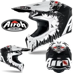 Airoh Crosshelm WRAAP Mit Doppel-D Ringverschluss