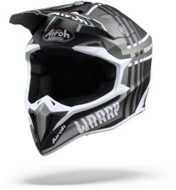 Airoh Crosshelm WRAAP Mit Doppel-D Ringverschluss -Motorradbekleidungsgeschäft airoh wraap broken anthrazite matt 3