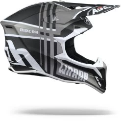 Airoh Crosshelm WRAAP Mit Doppel-D Ringverschluss -Motorradbekleidungsgeschäft airoh wraap broken anthrazite matt 6