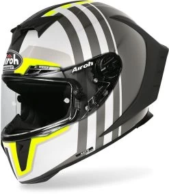 Airoh Integralhelm GP 550 S Street-Racing Helm Mit Pinlock Inklusive Gratis Visier -Motorradbekleidungsgeschäft airoh gp 550 s skyline black matt 1 1