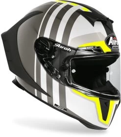 Airoh Integralhelm GP 550 S Street-Racing Helm Mit Pinlock Inklusive Gratis Visier -Motorradbekleidungsgeschäft airoh gp 550 s skyline black matt 2