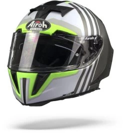 Airoh Integralhelm GP 550 S Street-Racing Helm Mit Pinlock Inklusive Gratis Visier -Motorradbekleidungsgeschäft airoh gp 550 s skyline black matt 3
