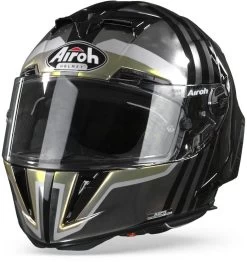 Airoh Integralhelm GP 550 S Street-Racing Helm Mit Pinlock Inklusive Gratis Visier -Motorradbekleidungsgeschäft airoh gp 550 s skyline gold edition 1 1