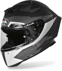 Airoh Integralhelm GP 550 S Street-Racing Helm Mit Pinlock Inklusive Gratis Visier -Motorradbekleidungsgeschäft airoh gp 550 s vektor black matt 1 1