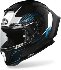 Airoh Integralhelm GP 550 S Street-Racing Helm Mit Pinlock Inklusive Gratis Visier -Motorradbekleidungsgeschäft airoh gp 550 s venom black gloss 1 1