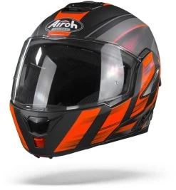 Airoh Klapphelm REV 19 Mit P/J Homologation Pinlock Und Sonnenblende -Motorradbekleidungsgeschäft airoh rev19 ikon orange matt 3