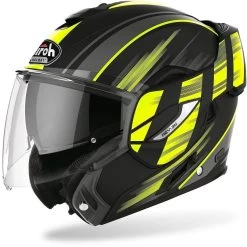 Airoh Klapphelm REV 19 Mit P/J Homologation Pinlock Und Sonnenblende -Motorradbekleidungsgeschäft airoh rev19 ikon yellow matt 1 1
