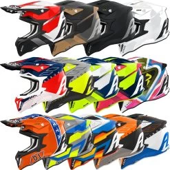 Airoh Crosshelm STRYCKER High-Performance Offroadhelm Inklusive Helmschirm