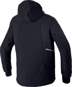 Spidi Motorrad-Hoodie ARMOR EVO Mit Kapuze Winddicht CE Reflex -Motorradbekleidungsgeschäft armor evo schwarz 4