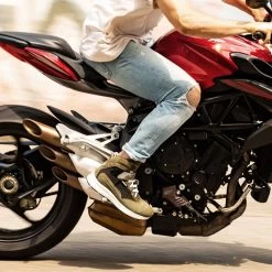 Stylmartin Motorrad Sneaker AUDAX Wildleder Wasserdicht Mit Air-Mesh Futter Protektoren Und CE -Motorradbekleidungsgeschäft audax gruen 5