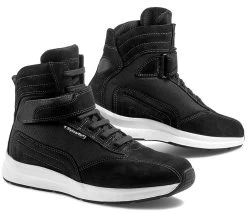 Stylmartin Motorrad Sneaker AUDAX Wildleder Wasserdicht Mit Air-Mesh Futter Protektoren Und CE -Motorradbekleidungsgeschäft audax schwarz 1 1