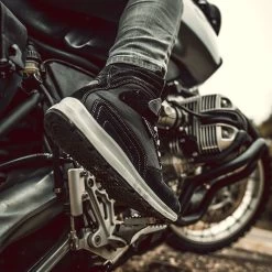 Stylmartin Motorrad Sneaker AUDAX Wildleder Wasserdicht Mit Air-Mesh Futter Protektoren Und CE -Motorradbekleidungsgeschäft audax schwarz 5