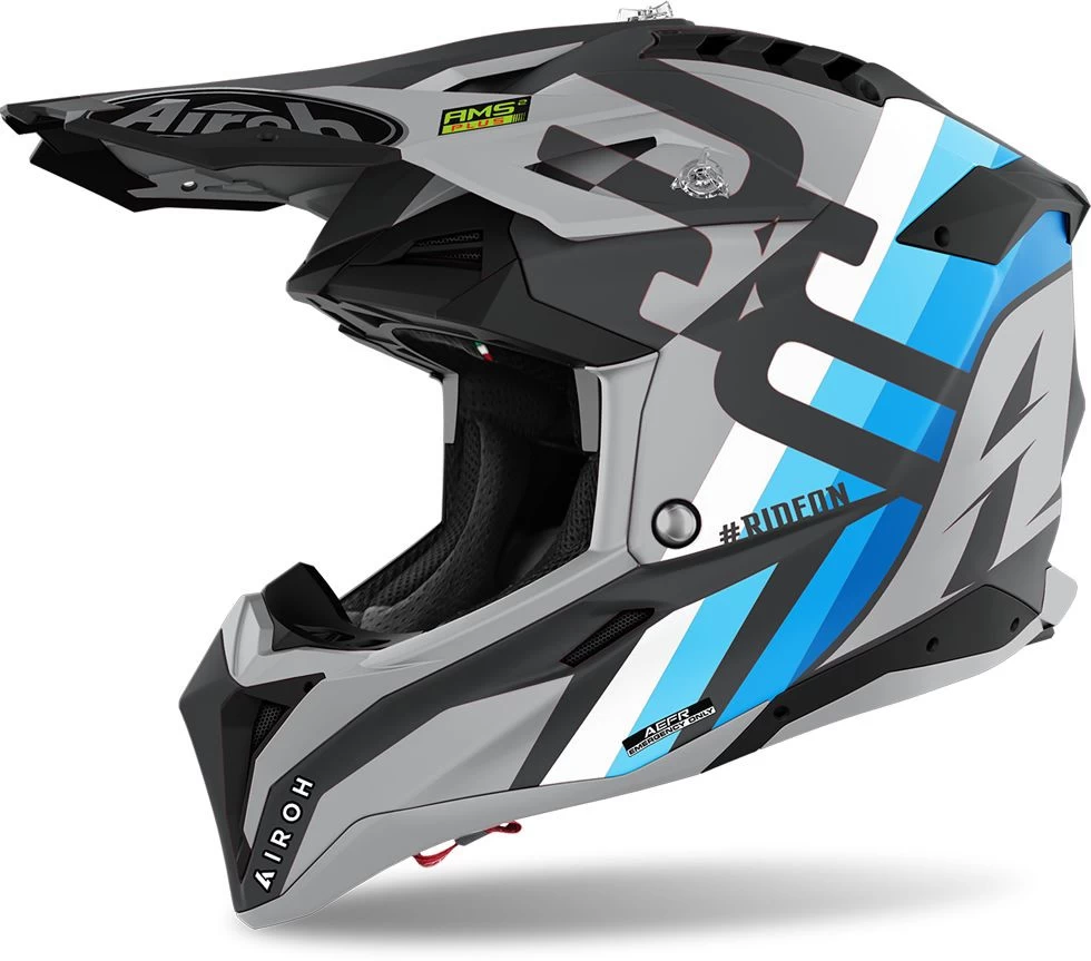 Airoh Crosshelm AVIATOR 3 Carbon Off-Road Helm Mit Viel Belüftung 14 Airoh Crosshelm AVIATOR 3 Carbon Off-Road Helm Mit Viel Belüftung – Bild 12