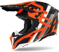 Airoh Crosshelm AVIATOR 3 Carbon Off-Road Helm Mit Viel Belüftung 31 Airoh Crosshelm AVIATOR 3 Carbon Off-Road Helm Mit Viel Belüftung -Motorradbekleidungsgeschäft aviator3 rainbow orange 1 1