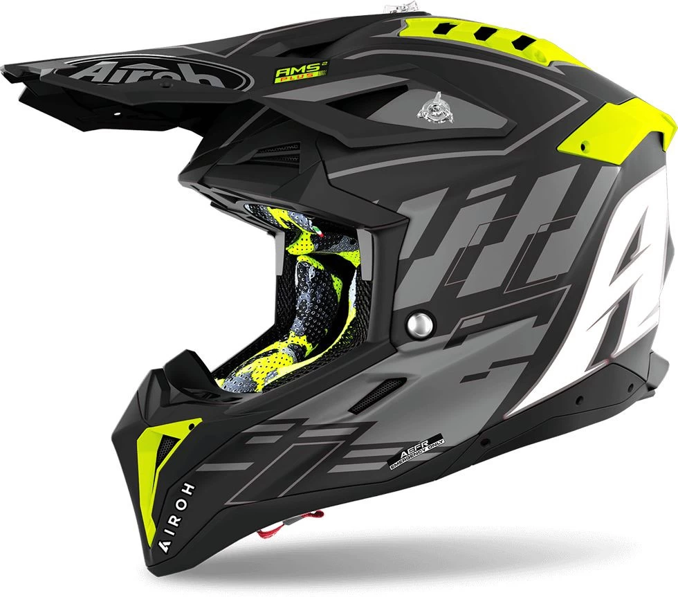 Airoh Crosshelm AVIATOR 3 Carbon Off-Road Helm Mit Viel Belüftung 21 Airoh Crosshelm AVIATOR 3 Carbon Off-Road Helm Mit Viel Belüftung – Bild 19