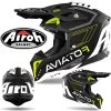 Airoh Crosshelm AVIATOR 3 Carbon Off-Road Helm Mit Viel Belüftung