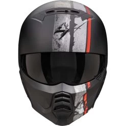 Scorpion Jethelm EXO-COMBAT 2 II Mit Sonnenblende Und ECE 22.06 -Motorradbekleidungsgeschäft b combatii lord matblared