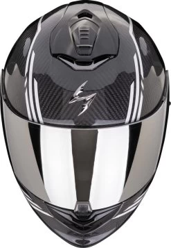 Scorpion EXO-1400 EVO 2 II CARBON Air Integralhelm ECE 22.06 Mit Not-Entriegelung Sonnenblende Pinlock Und 2 Visieren -Motorradbekleidungsgeschäft b exo1400evoiicarba reika blawhi