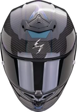 Scorpion Integralhelm EXO-R1 EVO CARBON AIR Premium-Helm Mit Max Vision Pinlock AirFit Zwei Visieren Und ECE 22.06 -Motorradbekleidungsgeschäft b exor1evocarba rally blagre