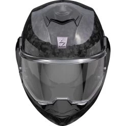 Scorpion Klapphelm EXO-TECH EVO CARBON 180 Grad Flip-Back Helm Mit Sonnenblende ECE 22.06 Pinlock Und 2 Visieren -Motorradbekleidungsgeschäft b exotechcarb onyx bla
