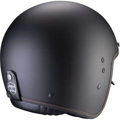 Scorpion Jethelm BELFAST Mit Sonnenblende Und Ultra-TCT-Fiberglas-Helmschale -Motorradbekleidungsgeschäft belfast solid schwarz matt 3 1