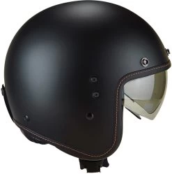 Scorpion Jethelm BELFAST Mit Sonnenblende Und Ultra-TCT-Fiberglas-Helmschale -Motorradbekleidungsgeschäft belfast solid schwarz matt 4 1