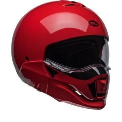 Bell Broozer Klapphelm ECE 22.06 Mit Getönter Sonnenblende -Motorradbekleidungsgeschäft bell broozer duplet solid gloss red 1 1