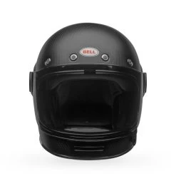 Bell Retro-Integralhelm BULLITT CARBON Mit Doppel-D-Ringverschluss Und Leder Kinnriemen Inklusive 2 Visieren -Motorradbekleidungsgeschäft bell bullitt carbon matte 3