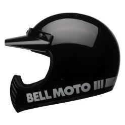 Bell Moto-3 Crosshelm Fiberglas Leicht 35 Bell Moto-3 Crosshelm Fiberglas Leicht -Motorradbekleidungsgeschäft bell moto 3 classic solid gloss black helmet full face 6