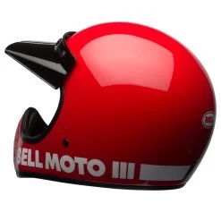 Bell Moto-3 Crosshelm Fiberglas Leicht 41 Bell Moto-3 Crosshelm Fiberglas Leicht -Motorradbekleidungsgeschäft bell moto 3 classic solid gloss red helmet full face 7
