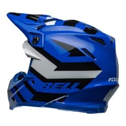 Bell Moto-9S Flex Off-Road Helm Mit Helmschirm Und Tri-Matrix-Schale -Motorradbekleidungsgeschäft bell moto9s flex banshee blue offroad helmet 6