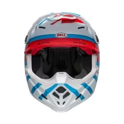 Bell Moto-9S Flex Off-Road Helm Mit Helmschirm Und Tri-Matrix-Schale -Motorradbekleidungsgeschäft bell moto9s flex banshee white offroad helmet 3