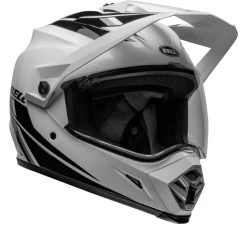 Bell MX-9 Adventure Mips Endurohelm Mit Velocity Flow Belüftung -Motorradbekleidungsgeschäft bell mx9 adv mips alpine white full face helmet 1 1