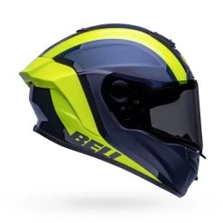 Bell Integralhelm RACE STAR DLX Flex Carbon Sporthelm Mit ECE 22.06 Und Doppel-D Verschluss -Motorradbekleidungsgeschäft bell race star dlx flex tantrum 2 matte gloss dark blue hi viz yellow 1 1