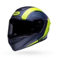 Bell Integralhelm RACE STAR DLX Flex Carbon Sporthelm Mit ECE 22.06 Und Doppel-D Verschluss -Motorradbekleidungsgeschäft bell race star dlx flex tantrum 2 matte gloss dark blue hi viz yellow 4