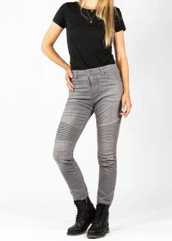 John Doe Motorradjeans BETTY BIKER Für Damen Mit Stretch Aramid Und Coolmax CE -Motorradbekleidungsgeschäft betty biker hellgrau 4 1