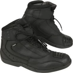 Modeka Motorradschuhe Black Rider CE Sport Stiefel Leder Mit Knöchel- Und Schaltverstärkungen -Motorradbekleidungsgeschäft blackrider b 10