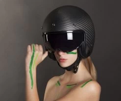 LS2 OF601 BOB II 2 Carbon Jethelm Leicht ECE 22.06 Doppel-D Mit Getönter Sonnenblende -Motorradbekleidungsgeschäft bob c 03