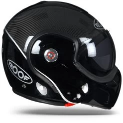 Roof Überklapphelm BoXXer CARBON Mit 50% Getöntem Antifog-Visier Und Doppel-Zulassung Als Jet Und Integral -Motorradbekleidungsgeschäft boxxer carbon schwarz 9