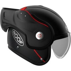 Roof Überklapphelm BoXXer CARBON Mit 50% Getöntem Antifog-Visier Und Doppel-Zulassung Als Jet Und Integral -Motorradbekleidungsgeschäft boxxer carbon schwarz matt 5 1