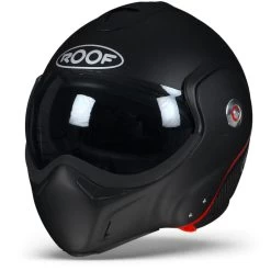 Roof Überklapphelm BoXXer CARBON Mit 50% Getöntem Antifog-Visier Und Doppel-Zulassung Als Jet Und Integral -Motorradbekleidungsgeschäft boxxer carbon schwarz matt 6
