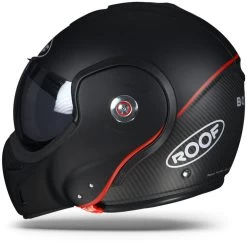 Roof Überklapphelm BoXXer CARBON Mit 50% Getöntem Antifog-Visier Und Doppel-Zulassung Als Jet Und Integral -Motorradbekleidungsgeschäft boxxer carbon schwarz matt 7