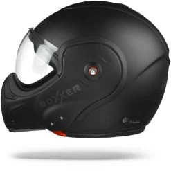 Roof Überklapphelm BOXXER RO9 Fiberglas Modularhelm Mit Doppel-Zertifizierung Als Jet Und Integral -Motorradbekleidungsgeschäft boxxer schwarz matt 6