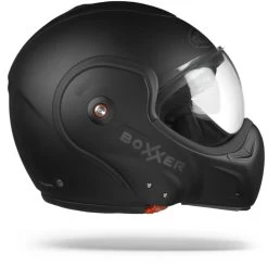 Roof Überklapphelm BOXXER RO9 Fiberglas Modularhelm Mit Doppel-Zertifizierung Als Jet Und Integral -Motorradbekleidungsgeschäft boxxer schwarz matt 8