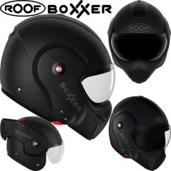 Roof Überklapphelm BOXXER RO9 Fiberglas Modularhelm Mit Doppel-Zertifizierung Als Jet Und Integral