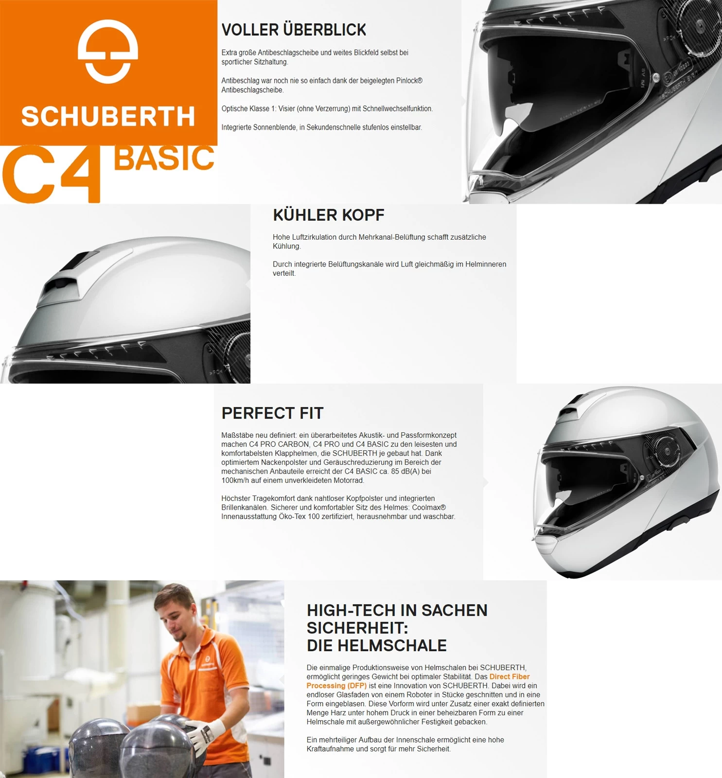 Schuberth Klapphelm C4 BASIC Mit Sonnenblende Und Pinlock 11 Schuberth Klapphelm C4 BASIC Mit Sonnenblende Und Pinlock – Bild 10