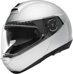 Schuberth Klapphelm C4 PRO Mit Sonnenblende Und Max Vision Pinlock 120 -Motorradbekleidungsgeschäft c4 pro glossy silver 45 7
