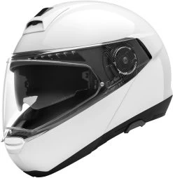 Schuberth Klapphelm C4 PRO Mit Sonnenblende Und Max Vision Pinlock 120 -Motorradbekleidungsgeschäft c4 pro glossy white 45 7